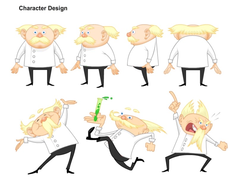character rotation poses